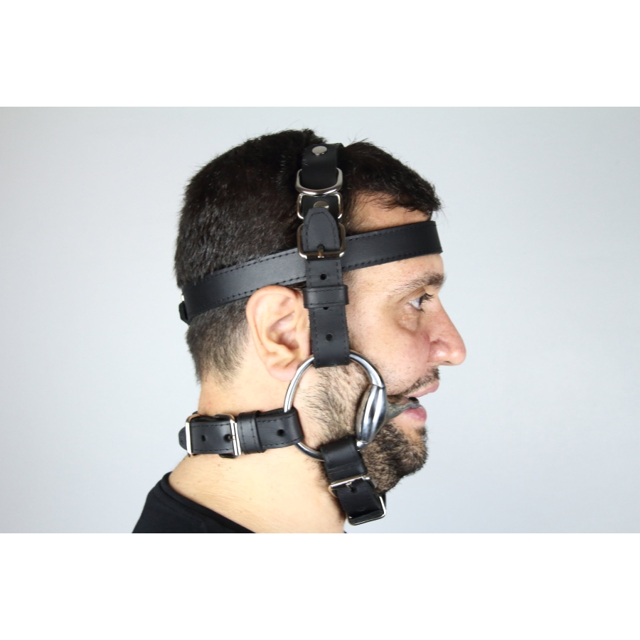 Pony Play Bit Gag Head Harness + Bit Gag