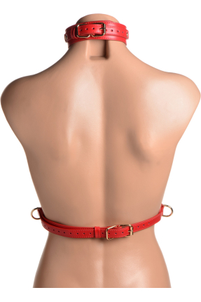Chest Hakiki Deri Vücut Kemeri Harness