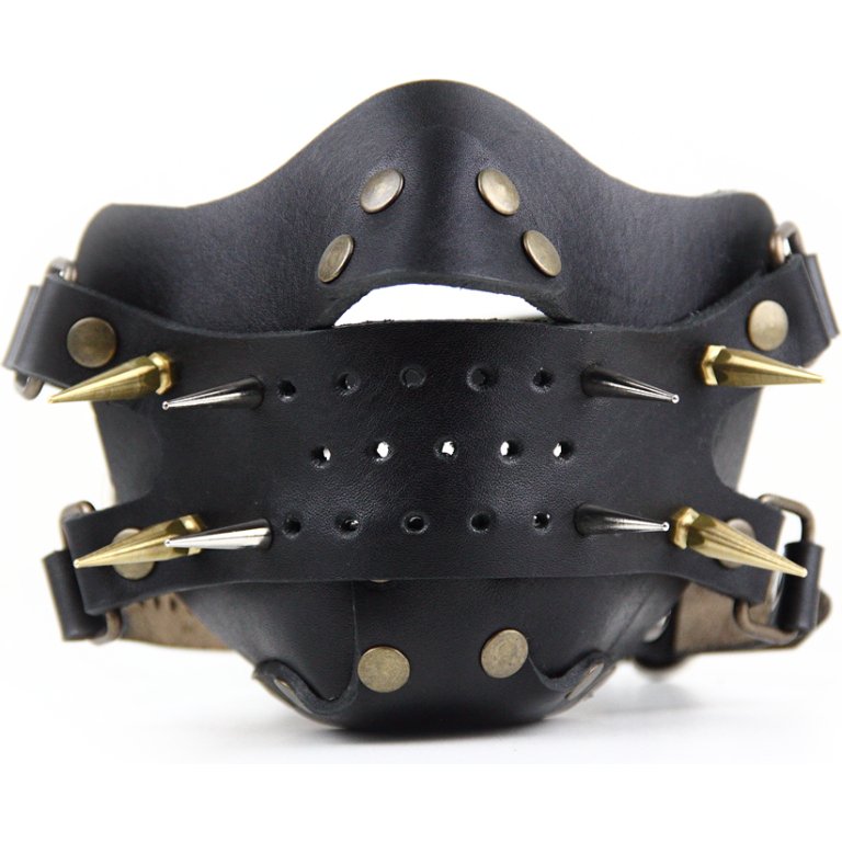 Steampunk Çivili Yüz Maskesi