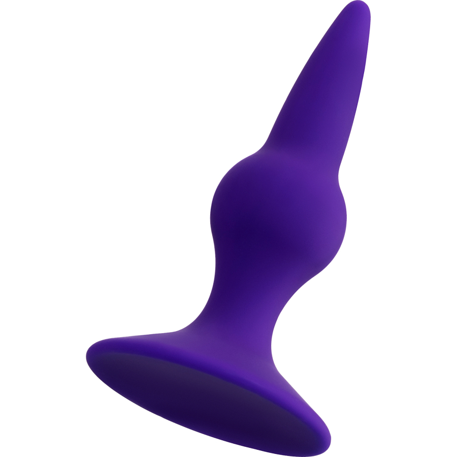 ToDo by Toyfa Klapsy Anal Plug, Silikon, Mor, 10,5 cm, Ø 3 cm