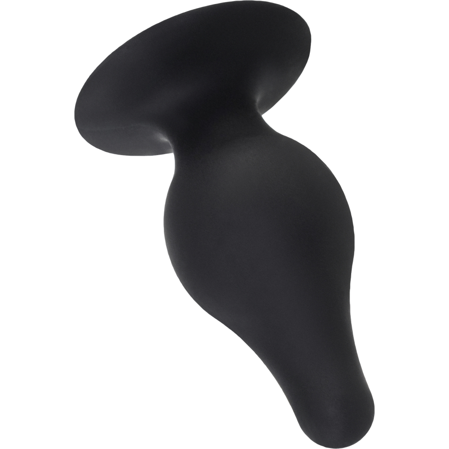 Erotist Spade Anal Plug, M , Silekspan, siyah, 10 cm