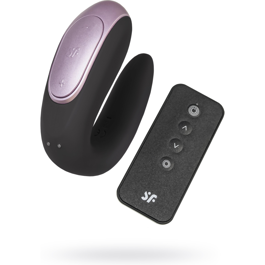 Satisfyer double fun black çiftler i̇çin mini vibratör