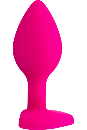 ToDo by Toyfa Diamond Heart Anal Plug, silikon, pembe, 7 cm, Ø 2 cm, 18 g