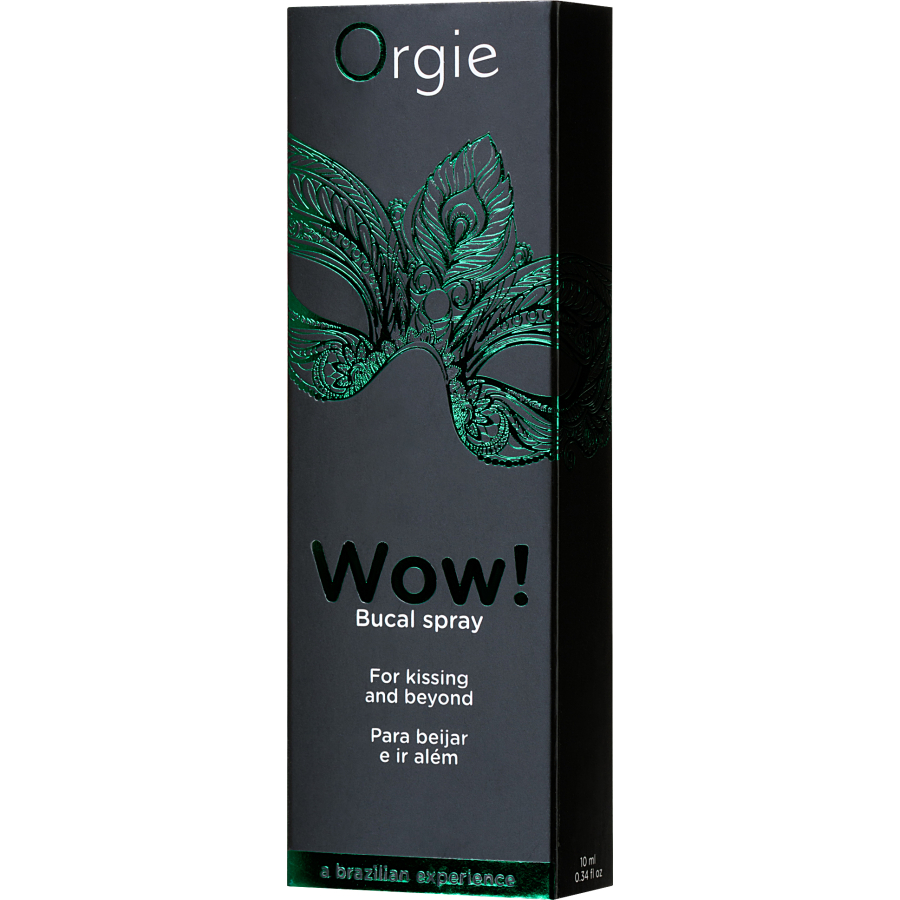 ORGIE Oral Sprey WOW! Soğutma ve heyecan verici etkiye sahip Blowjob Sprey, 10 ml