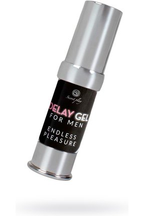 SECRET PLAY Geciktirici Kayganlaştırıcı Jel, erkekler için, 15 ml