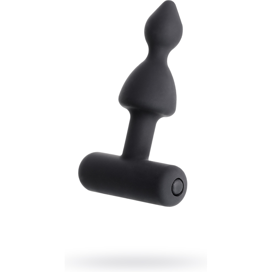 Erotist Anal Plug, siyah, silikon, 8,5 cm