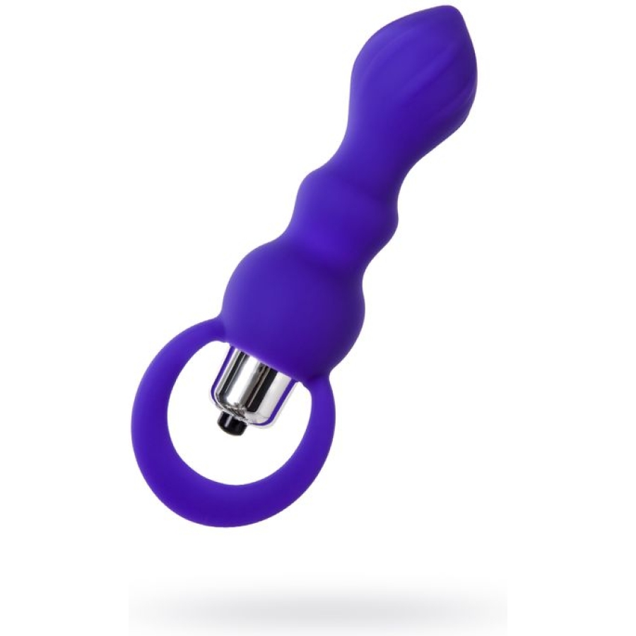 ToDo by Toyfa Curvy Anal Plug, silikon, mor, 14 cm, Ø 3,2 cm