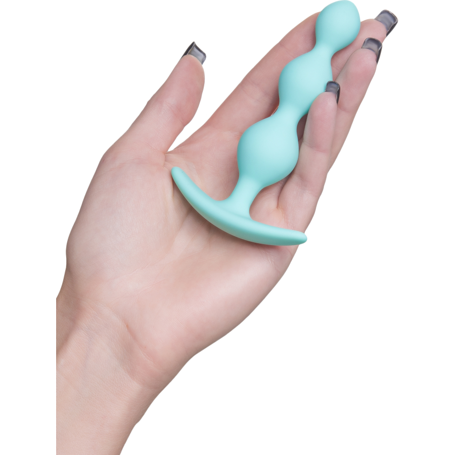 ToDo by Toyfa Üçlü Anal Plug, Silikon, nane, 10,5 cm, Ø 2,4 cm