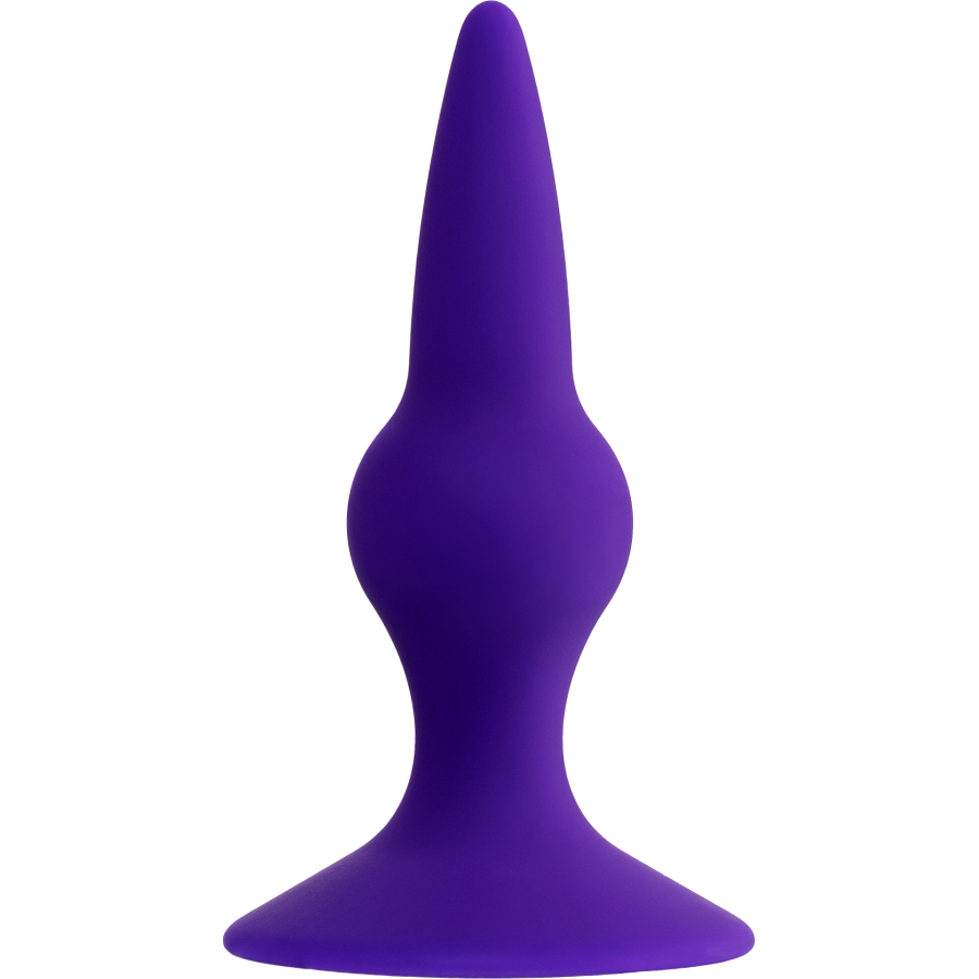 ToDo by Toyfa Klapsy Anal Plug, Silikon, Mor, 10,5 cm, Ø 3 cm