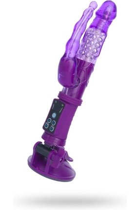 Anal-Vajinal Vantuzlu Vibratör, 22 cm