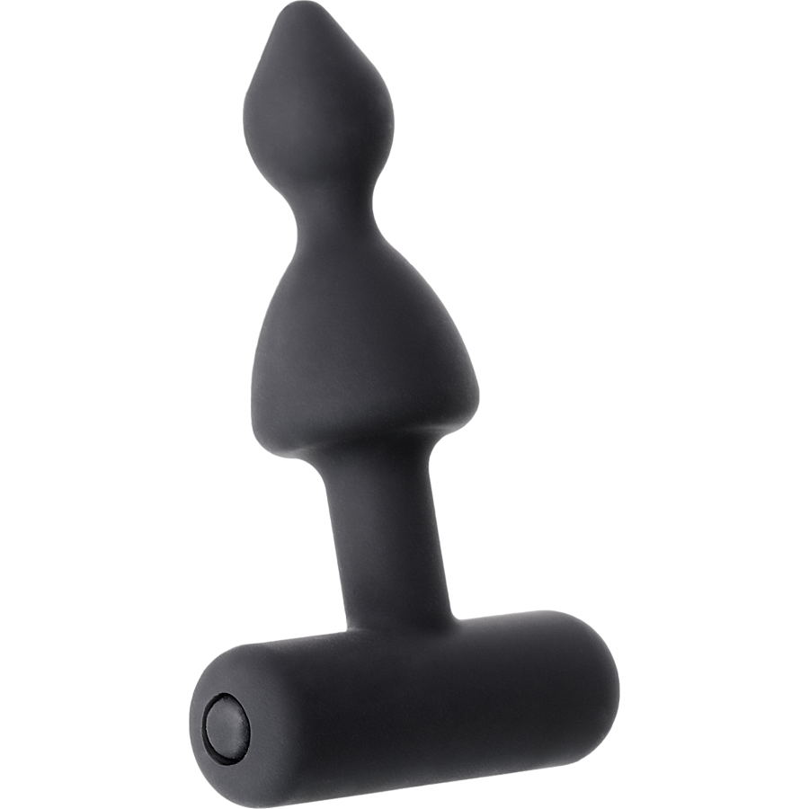 Erotist Anal Plug, siyah, silikon, 8,5 cm