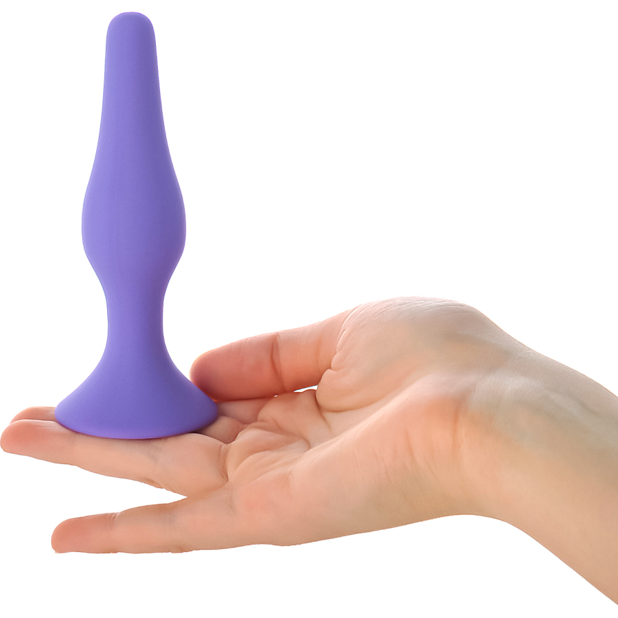 A-Toys by TOYFA  Anal Plug, silikon, mor, 12,5 cm