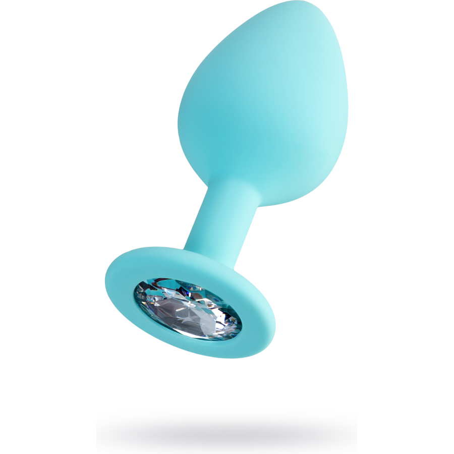 ToDo by Toyfa Brilliant Anal Plug, silikon, mavi, 8 cm, Ø 3 cm, 50 g