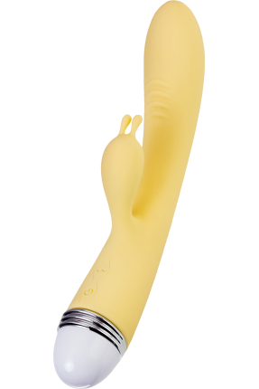 Flovetta by Toyfa Aster Klitoral Uyarıcı Vibratör, Silikon, Sarı, 22 cm