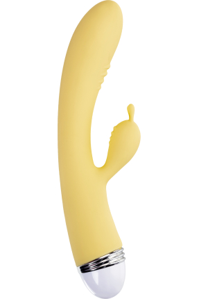 Flovetta by Toyfa Aster Klitoral Uyarıcı Vibratör, Silikon, Sarı, 22 cm