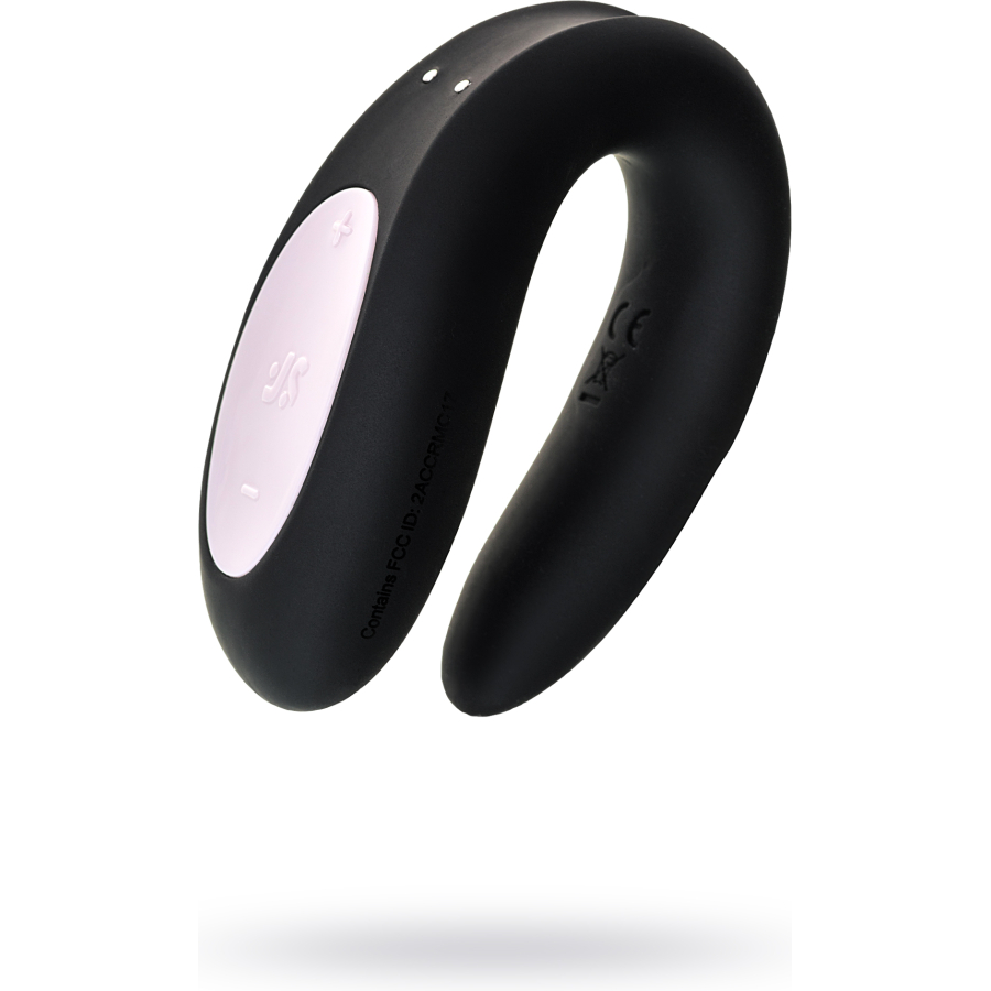 Tester satisfyer double joy black çiftler için  çok işlevli stimülatör