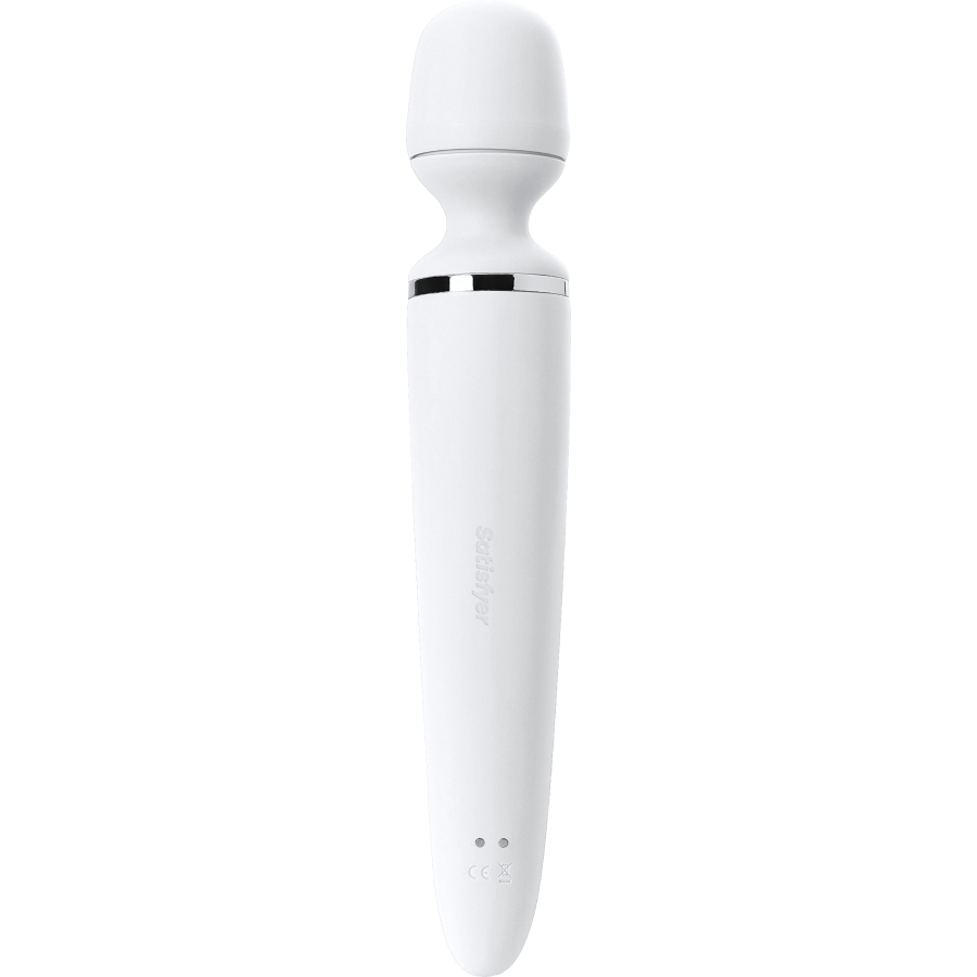 Satisfyer Wand-er Woman Vibratör, ABS plastik, beyaz, 34 cm