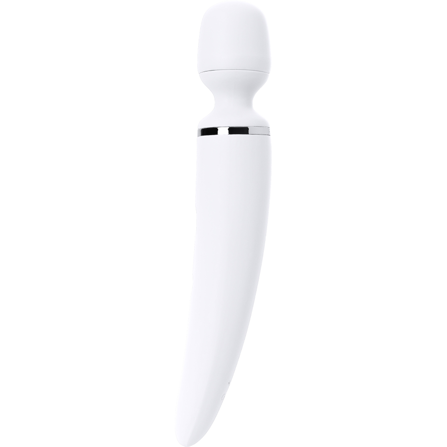 Satisfyer Wand-er Woman Vibratör, ABS plastik, beyaz, 34 cm