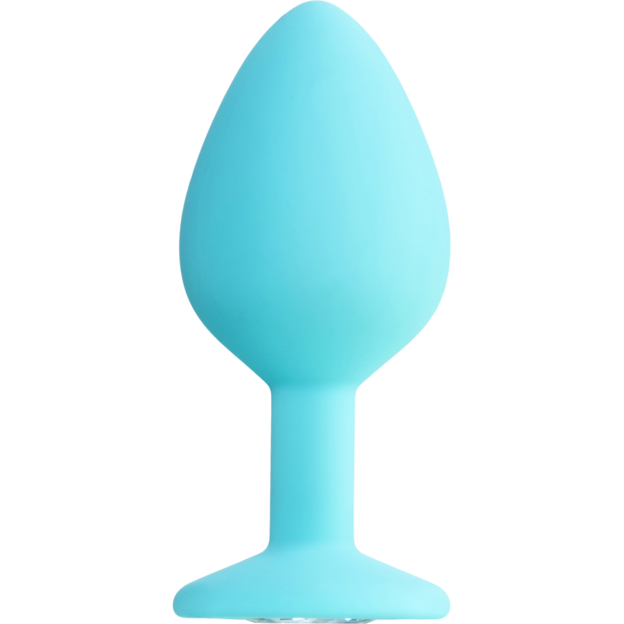 ToDo by Toyfa Brilliant Anal Plug, silikon, mavi, 8 cm, Ø 3 cm, 50 g