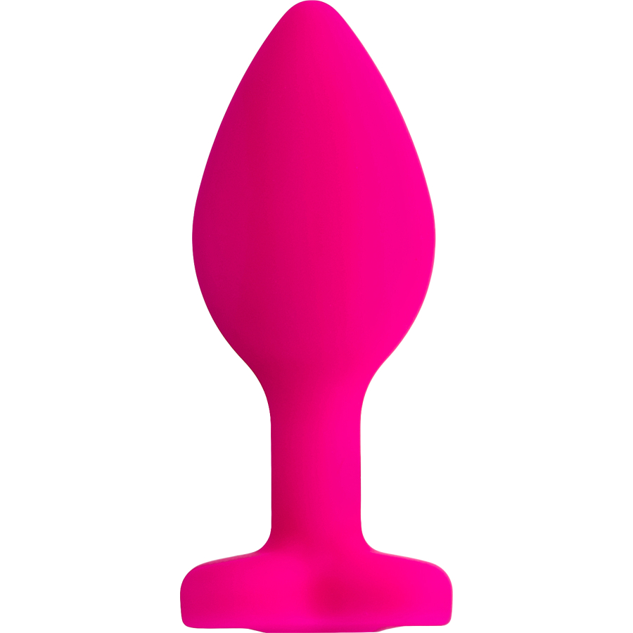 ToDo by Toyfa Diamond Heart Anal Plug, silikon, pembe, 7 cm, Ø 2 cm, 18 g