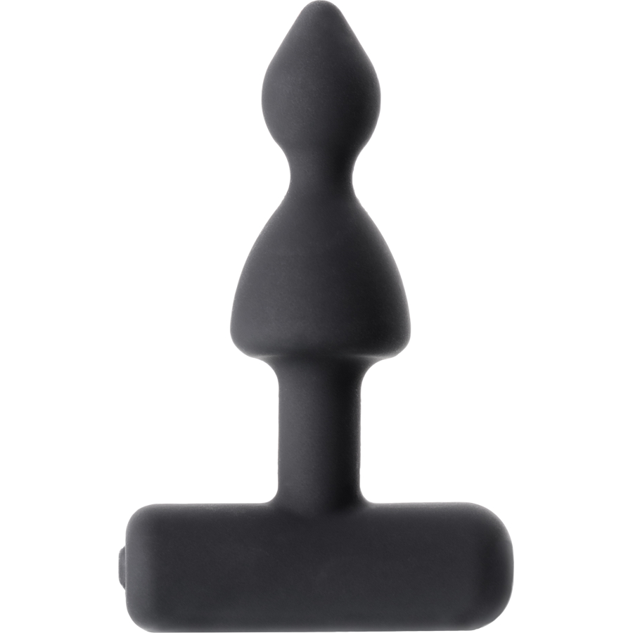 Erotist Anal Plug, siyah, silikon, 8,5 cm