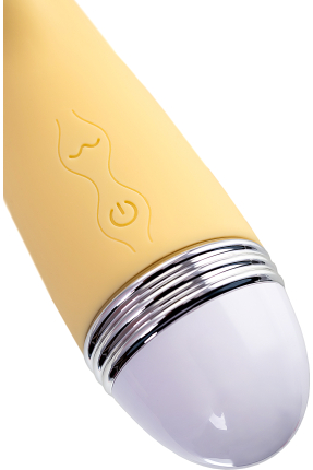 Flovetta by Toyfa Aster Klitoral Uyarıcı Vibratör, Silikon, Sarı, 22 cm