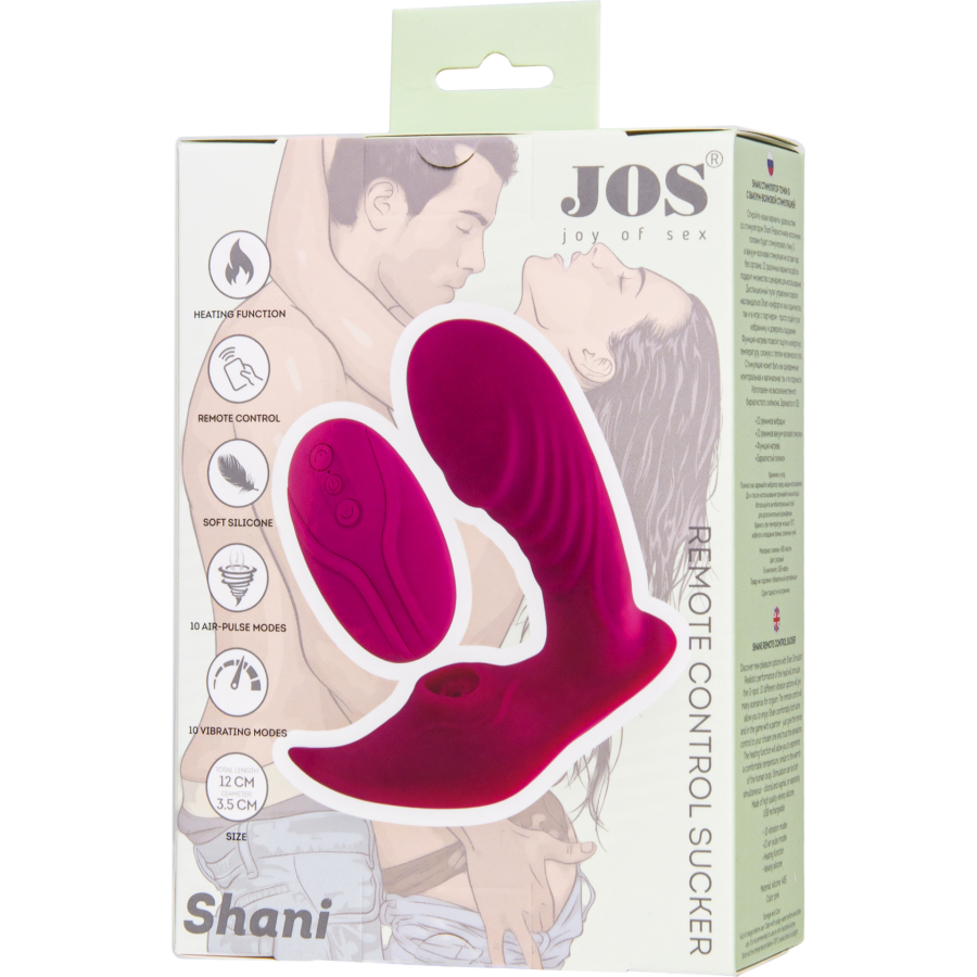 JOS Shani Vakum Dalga G Noktası Vibrator, Silikon, Pembe, 12 cm