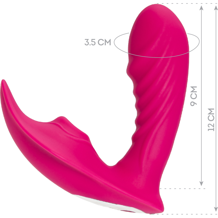 JOS Shani Vakum Dalga G Noktası Vibrator, Silikon, Pembe, 12 cm