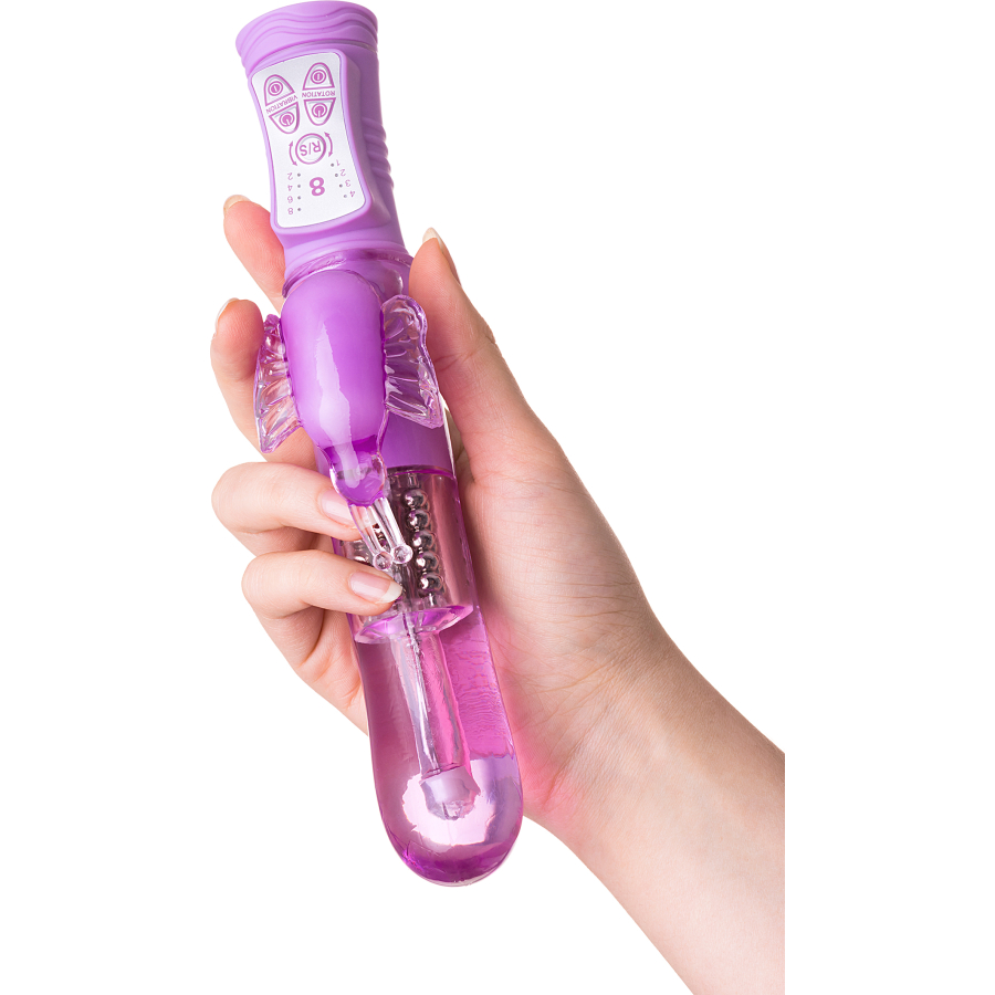 A-Toys by TOYFA High-Tech  Vibratör, TPE, mor, 22,4 cm