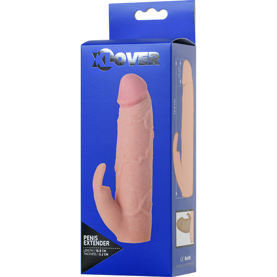 XLover by Toyfa Penis Klıfı, Boyut Arttırıcı, TPE, Ten, 16,8 cm