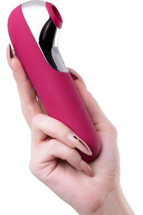 Satisfyer Dual Love Pink Vakum Klitoral Uyarıcı Vibratör, Silikon, Kırmızı, 16 cm