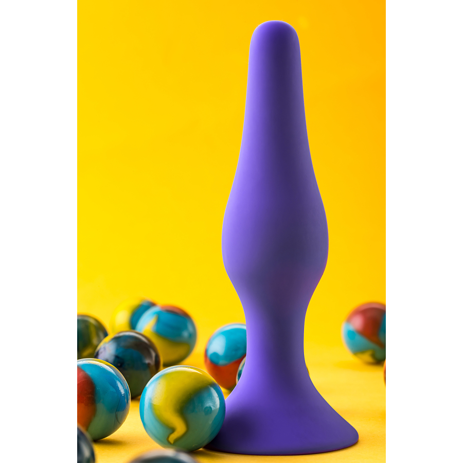 A-Toys by TOYFA  Anal Plug, silikon, mor, 12,5 cm