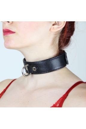 BDSM Günlük Sade D Ring Choker