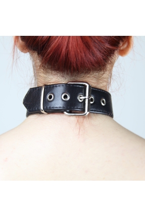 BDSM Günlük Sade D Ring Choker