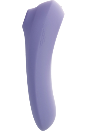 Satisfyer Dual Pleasure Vakum Dalgası Klitoral Vibratör, silikon, mor, 17.9 cm