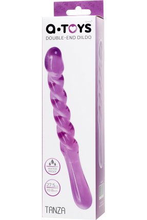 Çift taraflı Jel Dildo Tanza 27,5 cm