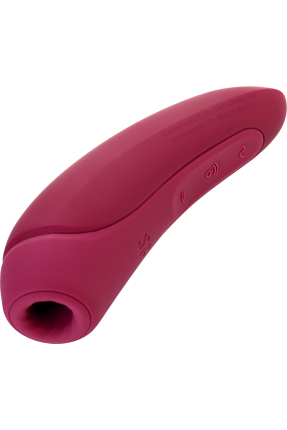 Satisfyer Curvy 1 Connect App Vakum Dalgası Klitoris Vibratörü, silikon, kırmızı, 14,3 cm