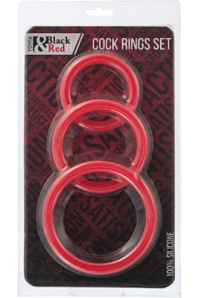 Penis Ring Set, Ø6/5/4 cm