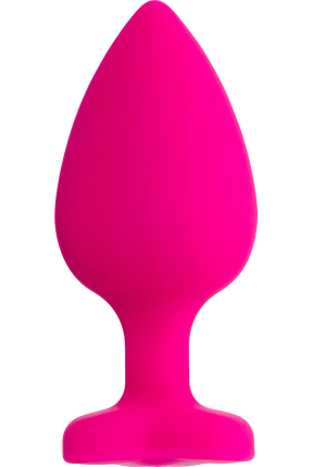 ToDo by Toyfa Diamond Heart Anal Plug, silikon, pembe, 9,5 cm, Ø 4 cm