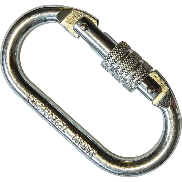 Oval Carabiner 25 kN Certified
