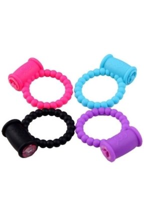 Boğumu Titreşimli Penis Halkası Mor