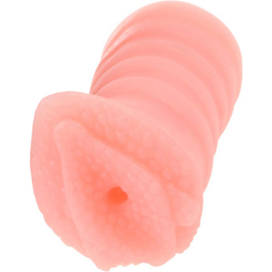 10cm tırtıklı suni vajina mastürbatör