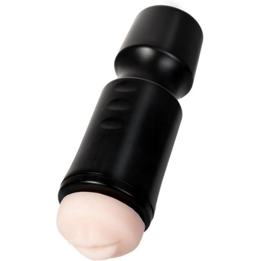 Ağız oral mastürbator tpe siyah 24 cm