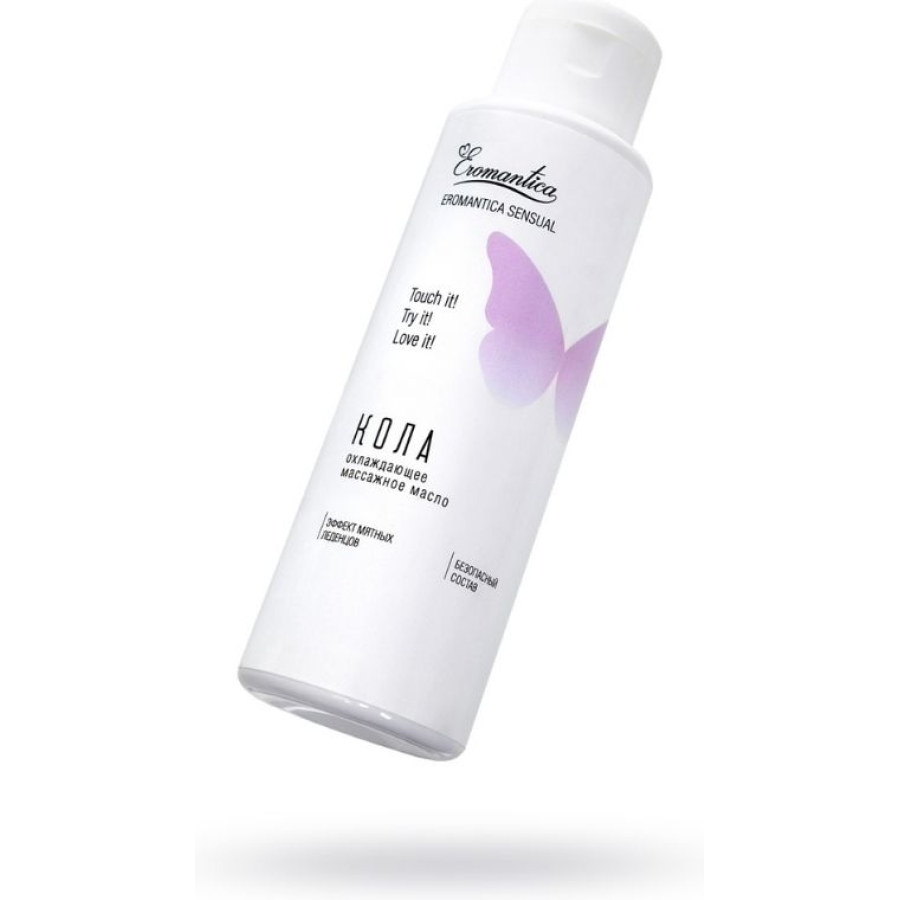 Eromantica soğutma özellikli kola aromalı masaj yağı