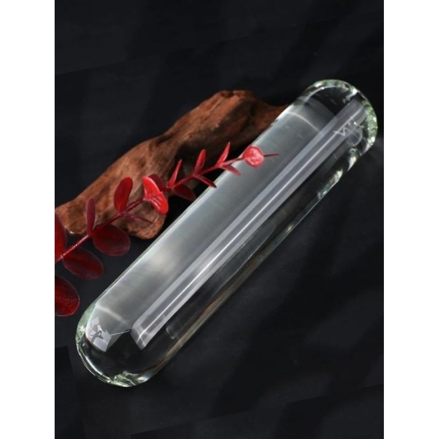 Kalın cam dildo