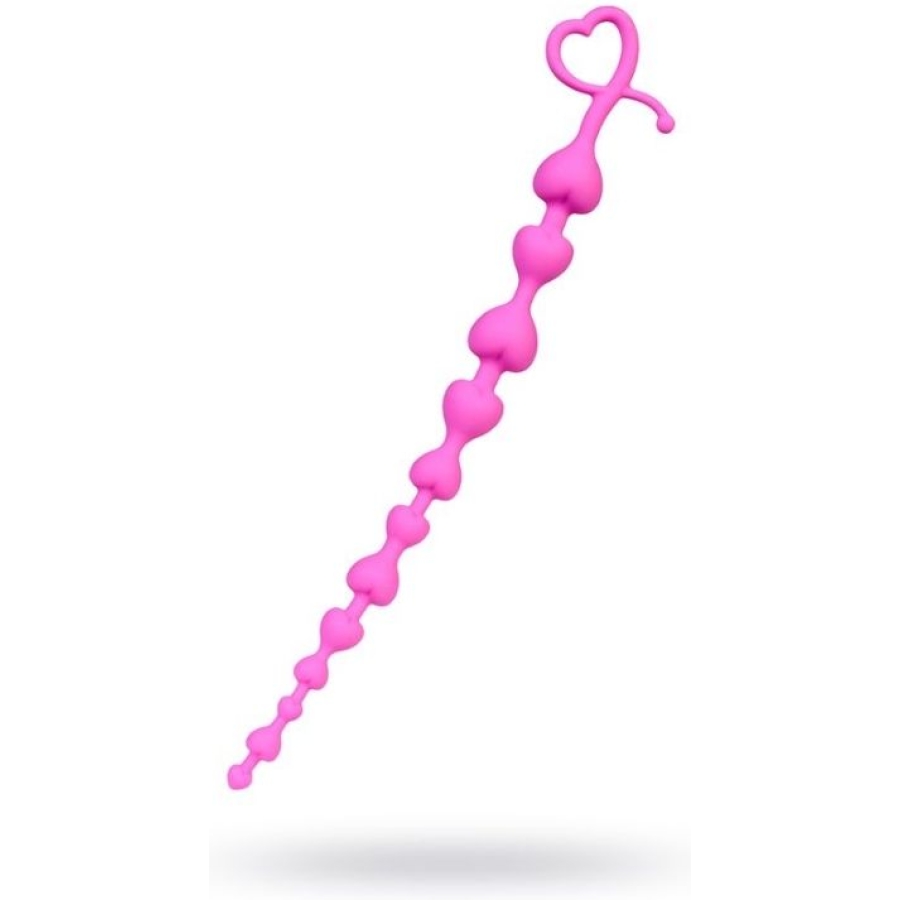Long sweety anal zinciri silikon pembe 34 cm 2,7 cm