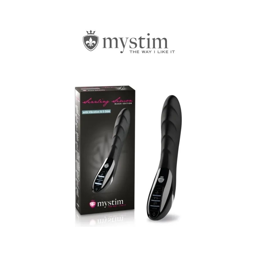 Mystim sizzling simon elektrikli vibratör siyah 27cm mystim sizzling simon black edition — her detayı ile intim oyunlarınızda özel duyugular kazandıran süpermodern elektriktro vibratördür. Elektrik dalgaları ile vücudunuzu yeni hislerle tanıştırın. Güçlü atış ve dalgalanmalar ile tüyleri diken diken eden hissiyat — ruh halinize en uygun uyarılmayı kendiniz seçebilirsiniz. Kafa kısmındaki ek motor sayesinde, titreşimi oyuncağa eşit...