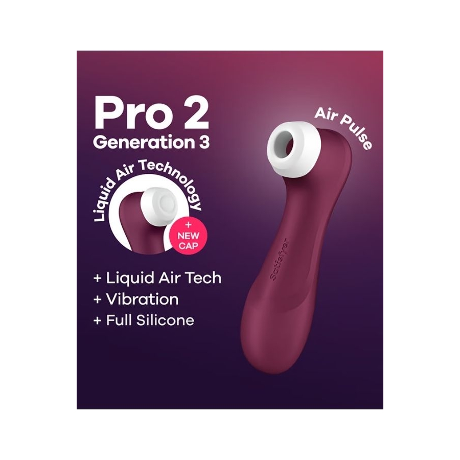 Satisfyer pro 2 generation 3 klitoris uyarıcı vibratör satisfyer pro 2 generation 3: dalgaları kristal berraklığında orgazmlara taşıyın "satisfyer pro 2 generation 3, klitoral stimülasyon söz konusu olduğunda en üst düzey oyuncaktır. Popüler satisfyer pro 2'nin halefi, air pulse teknolojisine sahip klasik bir basınç dalgası vibratöründen çok daha fazlasıdır. İki motoru sayesinde artık aynı zamanda kendinizi 12 titreşim...
