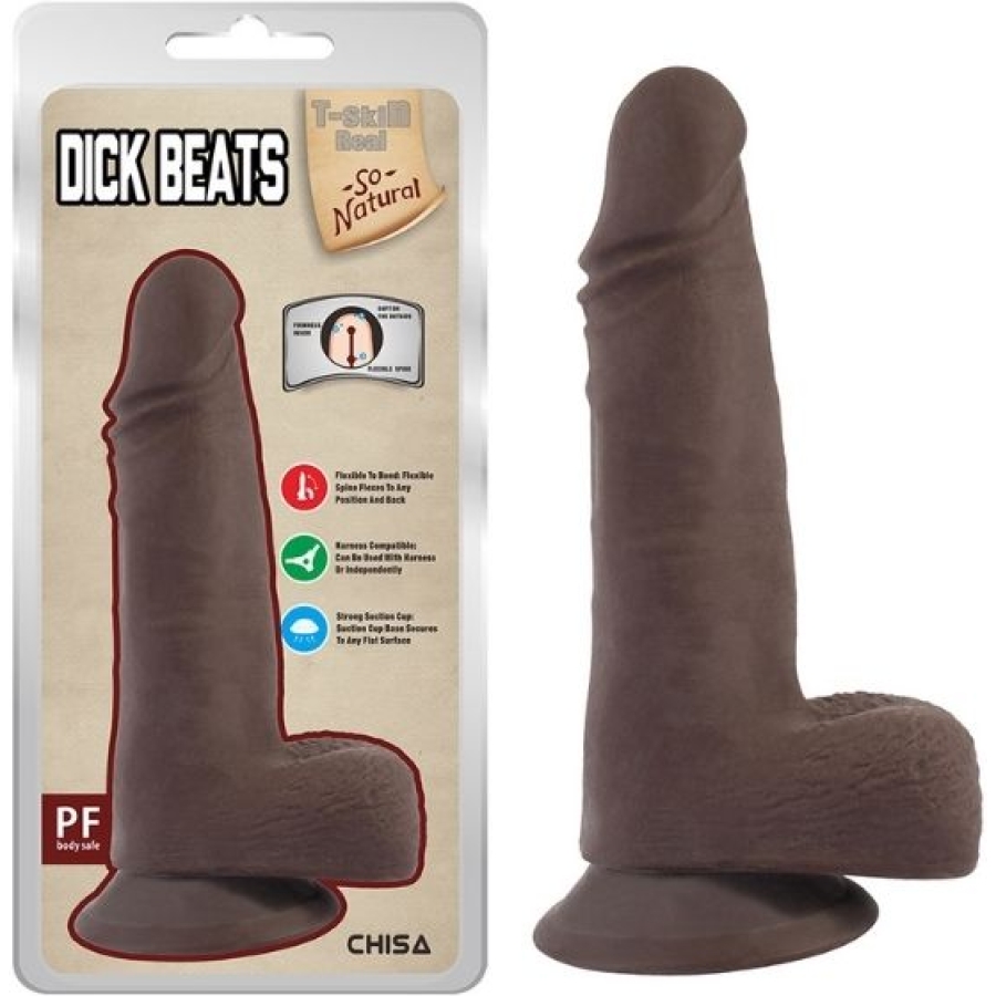 Dick beats 18cm gerçekçi dildo dick beats melez 18cm kıkırdaklı gerçekçi dildo medilkal silikondan üretilmiştir. Kıkırdaklı yapıya sahiptir dildo uzunluk: 18cm kalınlık: 4cm ağırlık: 230 gram anal ve vajinal kullanıma uygundur