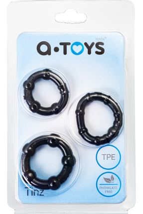 Penis Ring Set, Ø 3.5/3/2 cm